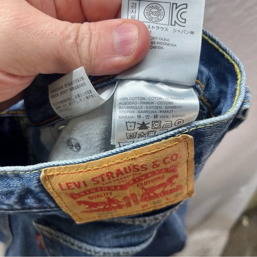 Levi’s 550 Relaxed‎ Fit Jeans Mens 36/29 Blue Denim 100% Cotton Pants 2917